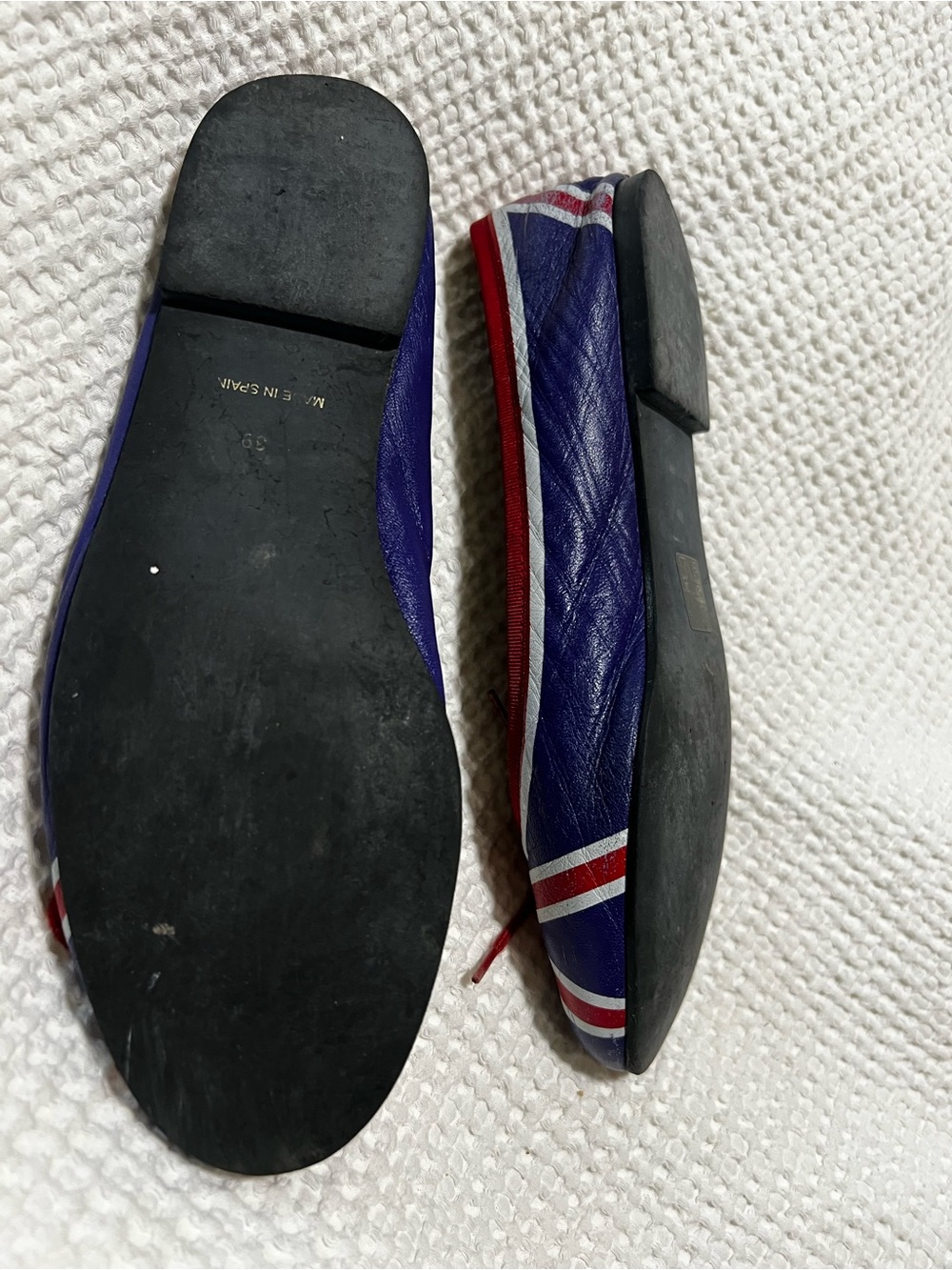 French Sole 2012 Limited Edition London Olympics Union Jack Ballet Flats - Picture 4 of 6